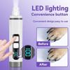 Dog Nail Grinder Quiet- Ultra-Quiet Dog & Cat Nail Grinder with LED Light & Battery Display & Upgrade Grinding Head - Painless Nail Trimmer for Small