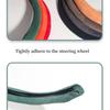 Card Style Suede Ultra-thin Car Steering Wheel Cover, Dynamic and Fashionable Universal Version