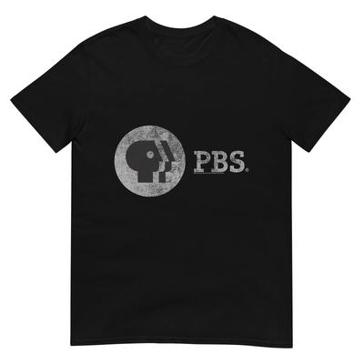 PBS Distressed Vintage Logo Public Broadcasting Service T-Shirt