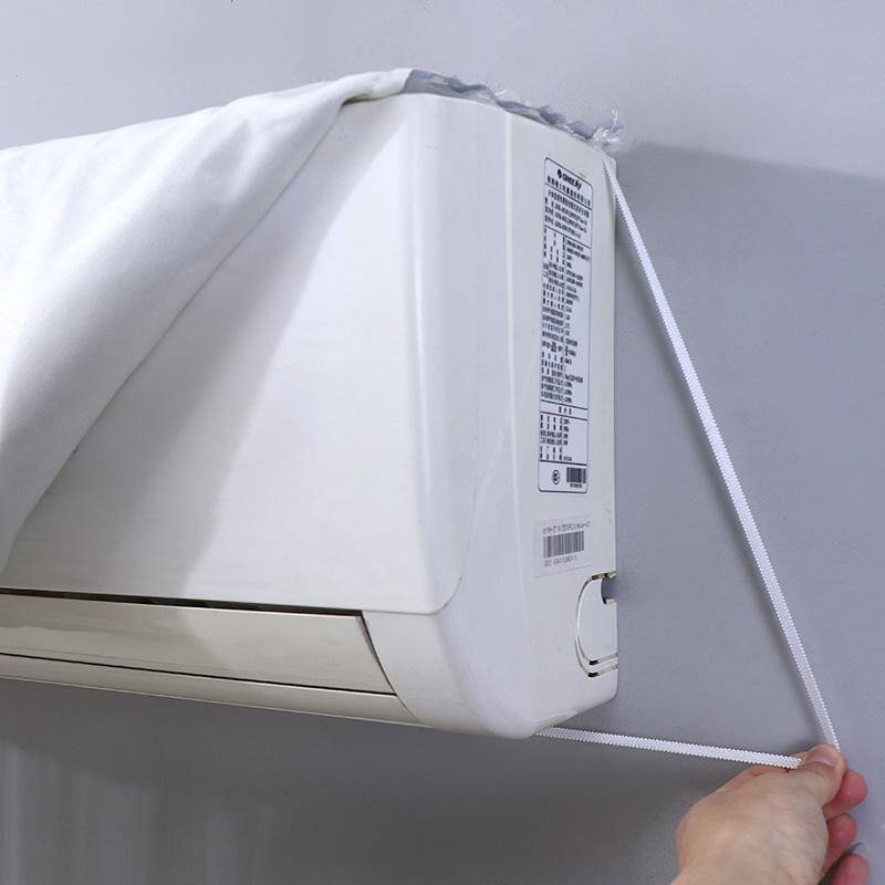 1pc Conditioner Cover Prevent Direct Blowing Bow-Tie Windshield Curtain Hanging Air Dust-proof
