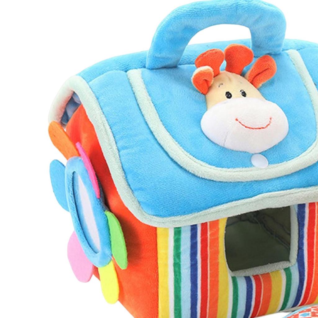 Montessori Soft Cloth block Animal Blocks Interactive Toys Education Sorting Hand Eye Coordination