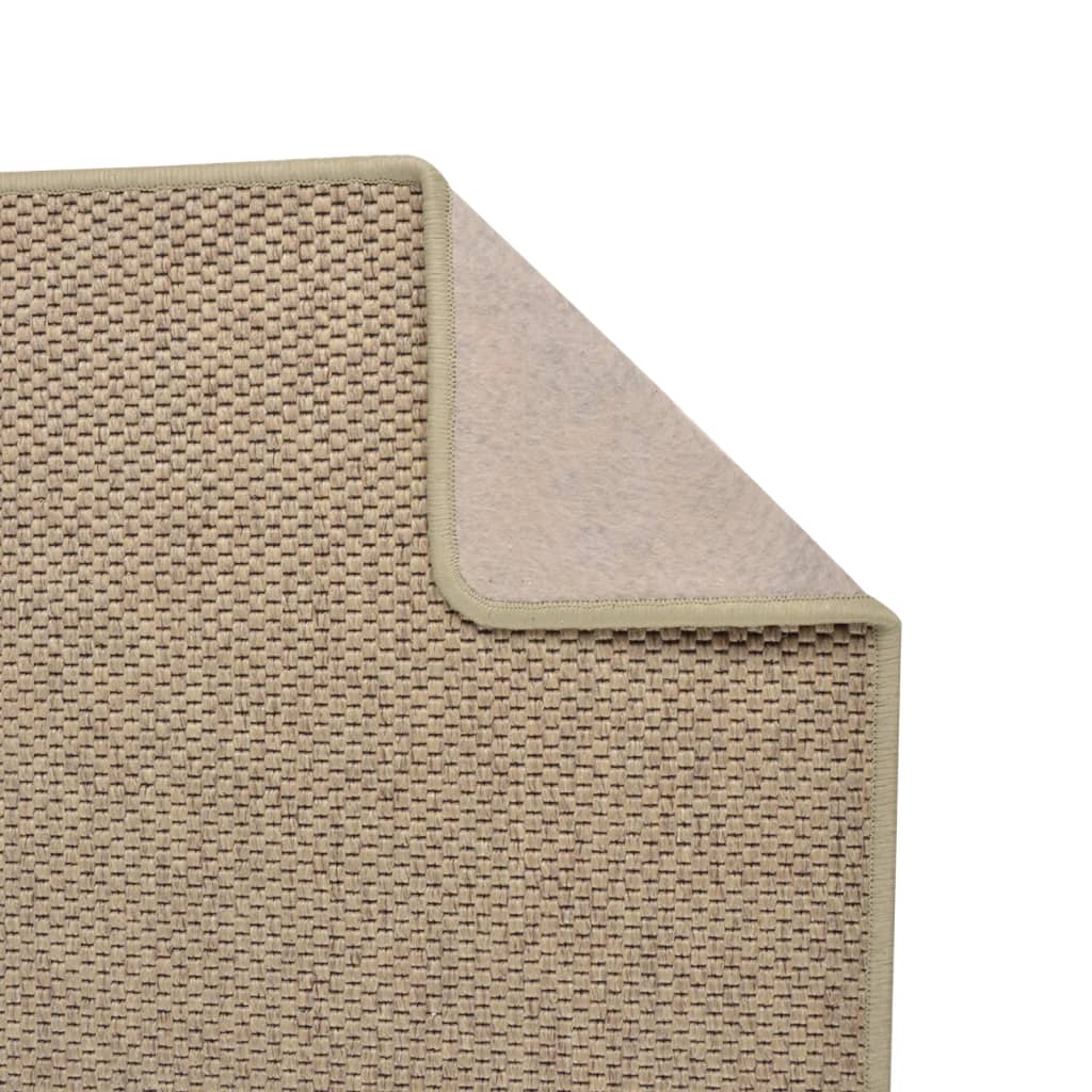 Sisal Look Runner Rug Beige 50 X 100 Cm