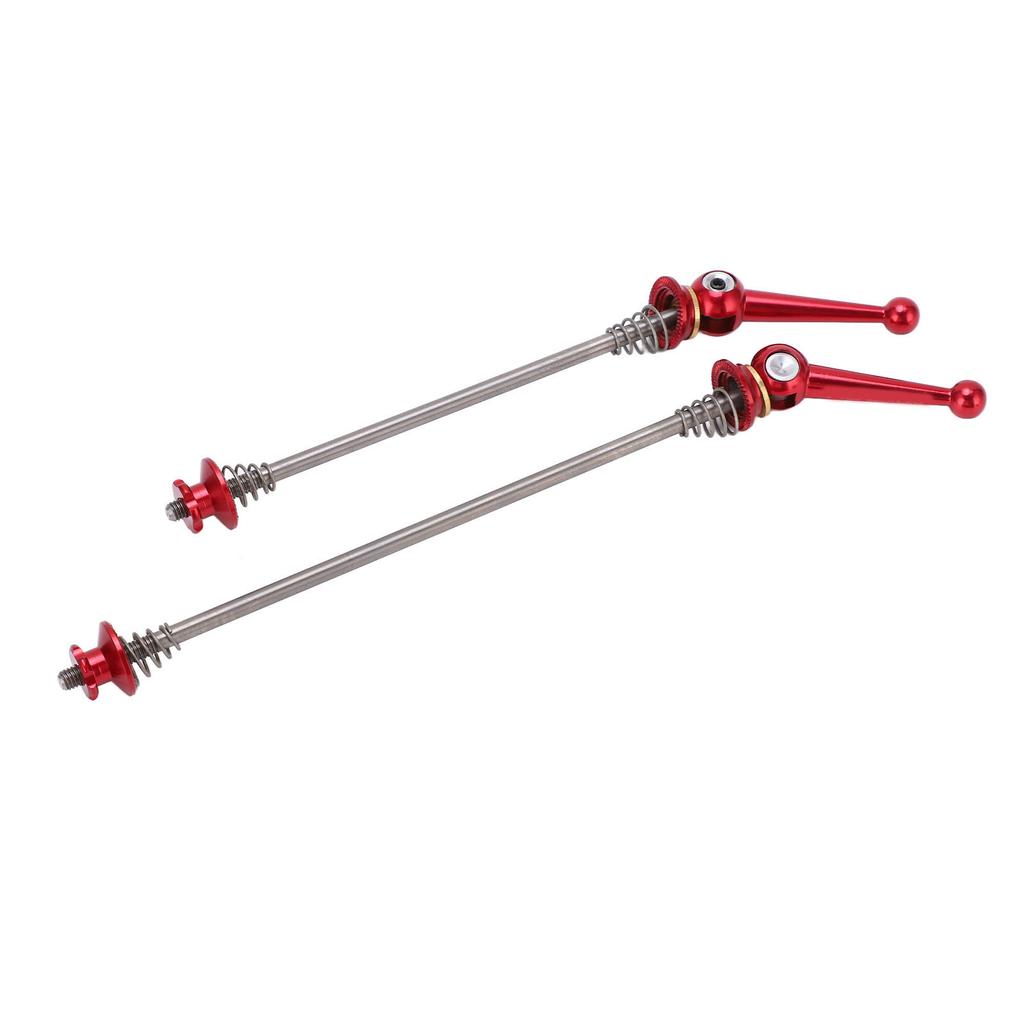1 Pair   Hub Quick Release Poles Bike Front Rear   Alloy Axle Skewer Lever