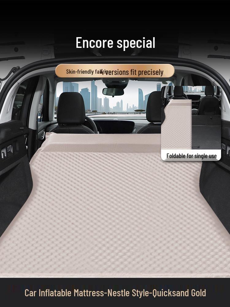Buick Envision & Enclave SUV Inflatable Trunk Bed - Portable Sleeping Travel Mat with Free Inflation.