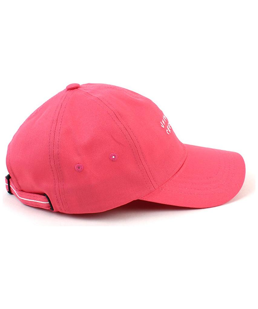 Yunibeosyeolkemiseuteuli Front Logo Cotton Pink Ballcap