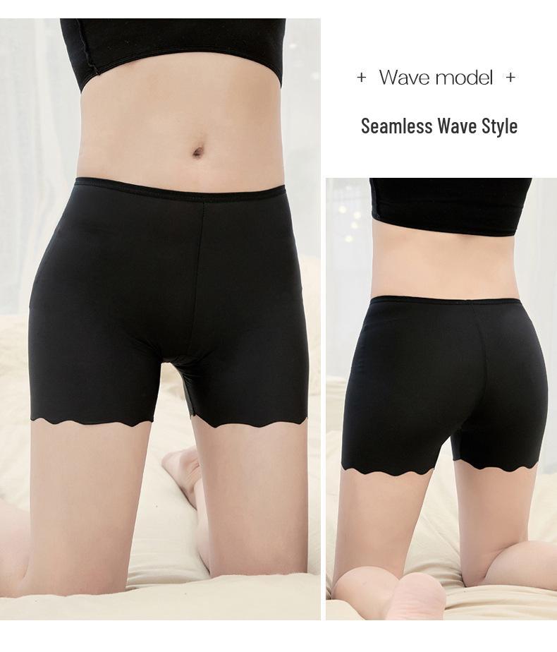 Ice Silk Seamless Safety Shorts for Women - Lightweight, Summer-Friendly, Wear Inside or as Outer Thin Leggings