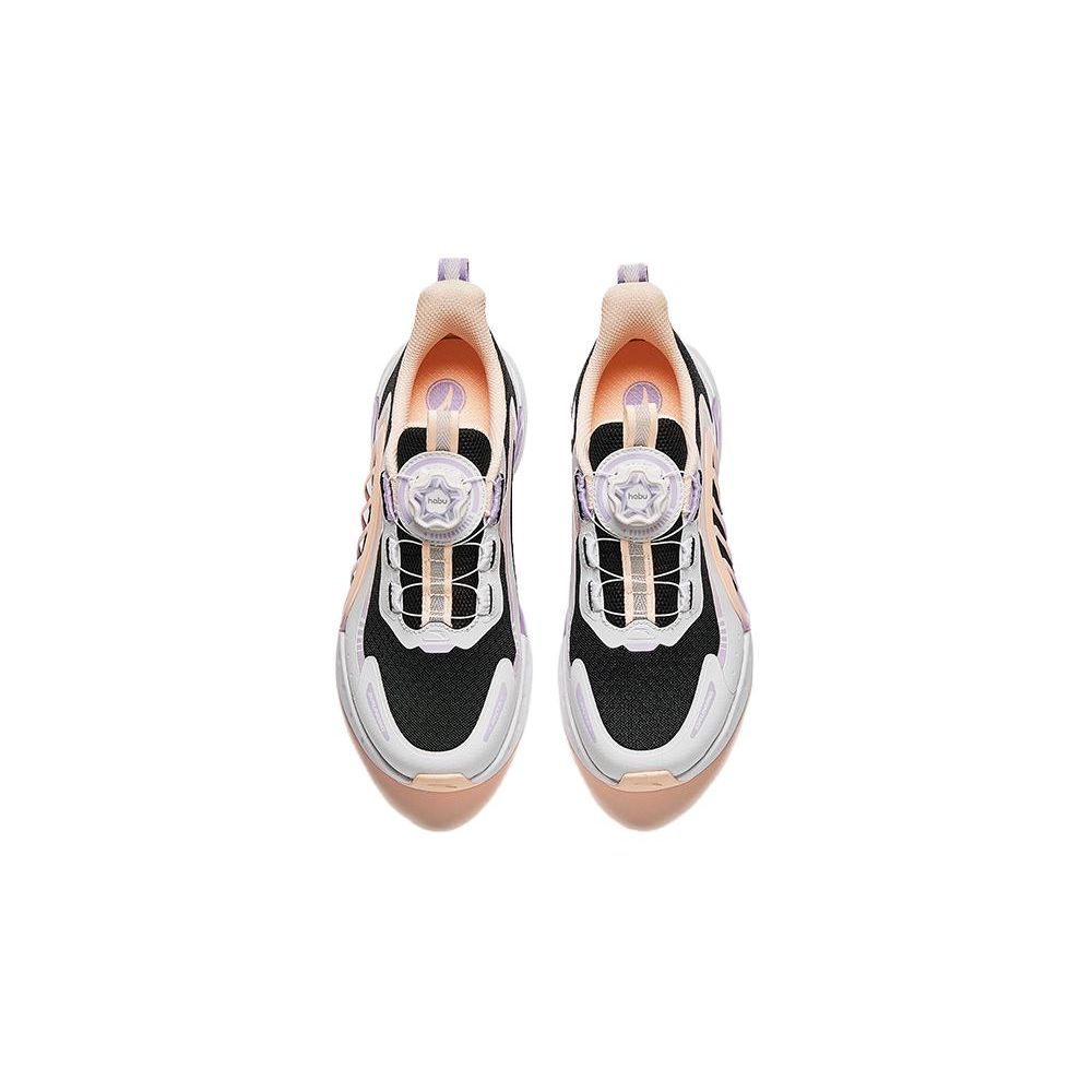 Anta Kids Monthly 2.0 Comfortable Durable Non-Slip Shock Absorbing Breathable Low-Top Running Shoes Kids Running Shoes White Black 322425518-6