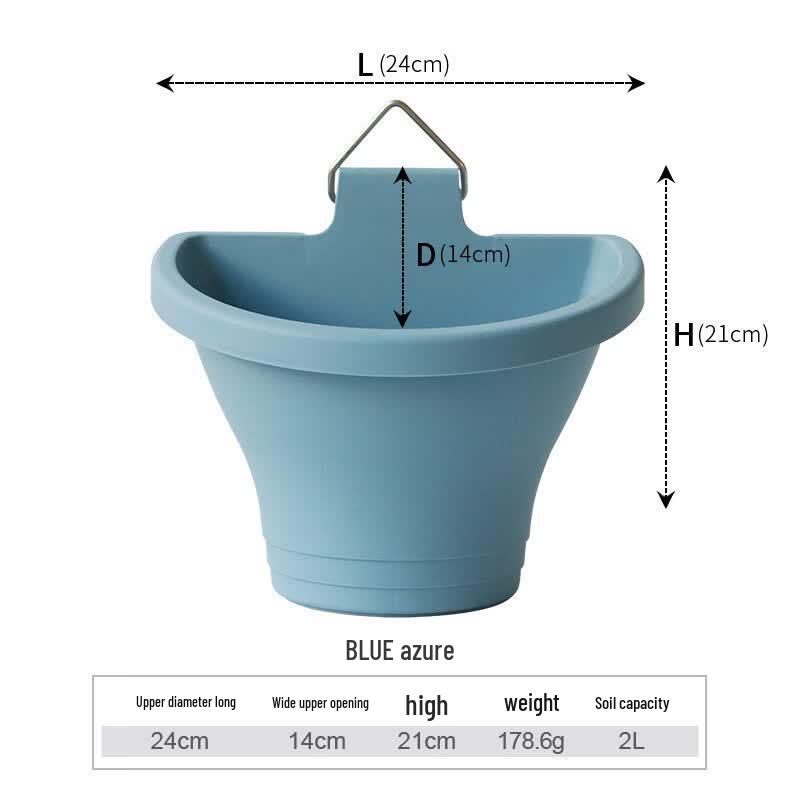 Yingtang Wall-Mounted Plastic Flower Pot