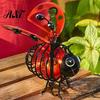 Verspielte Bienen Gartenaccessoires Solarbetriebene Hängeleuchten, Metall Wackel-Feder-Dekorationen, Langlebige Outdoor-Dekorationen IP65 Wasserdichte Lichterketten für