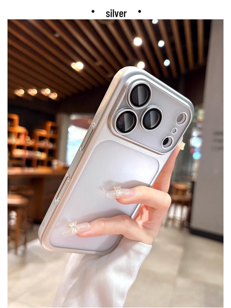 Electroplated Frosted Ultra-Thin Anti-Drop iPhone 17 Case with Lens Film