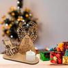 Christmas Heaven In Poem Tree Rocking Chair Candle Lights Memorial Ornament Gift