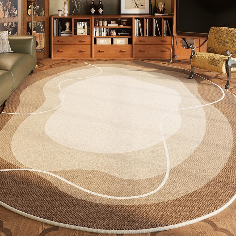 Living Room Carpet Irregular Shape Light Luxury Rug Bedroom Mat Soft Washable Rugs Anti-slip Mats Home Decoration Alfombra Salón
