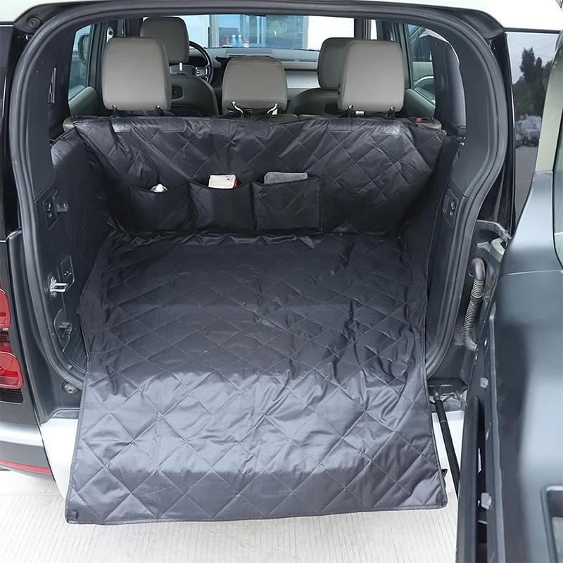 For Land Rover Defender 110 2020-2025 Car Seat Cover Trunk Seat Mat Pet Carriers Protector Hammock Cushion