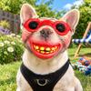 Anti-Bite Smiling Teeth Pet Muzzle Anti-Scavenge Grinning Dog Mask  Dog Cross Dressing