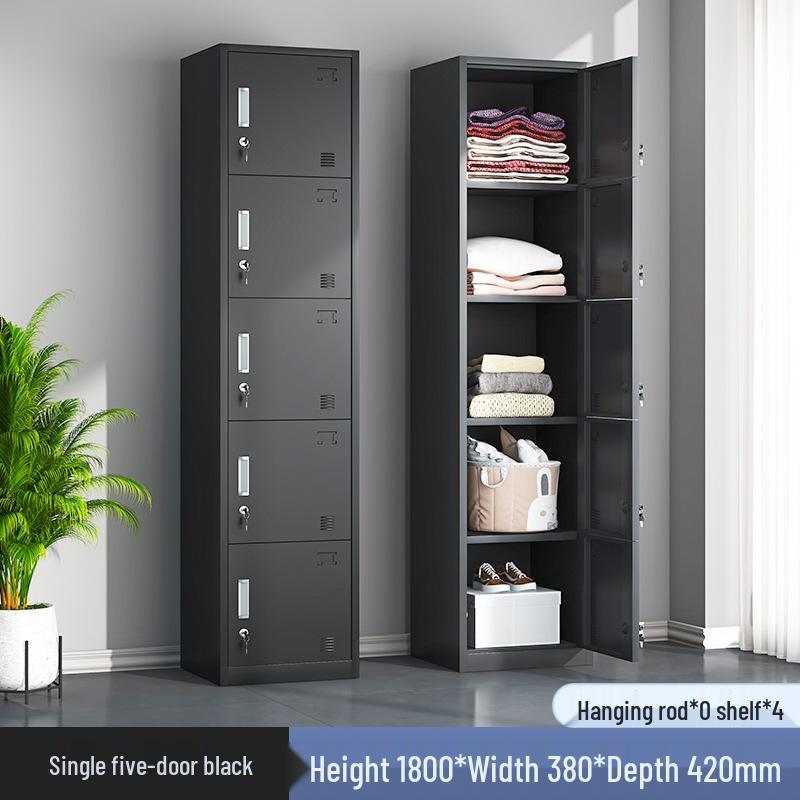 Single Door Steel Locker Cabinet for Employee or Dormitory Use