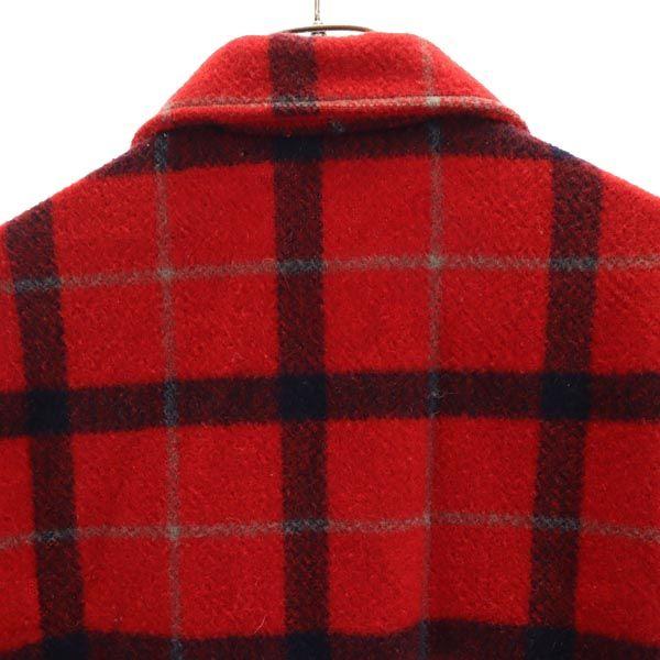 McGregor Full zip Check Pattern Jacket M Red x black Men's Used