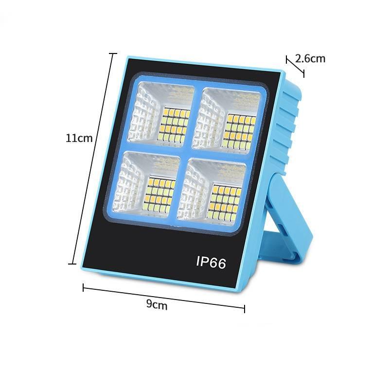 Led Charged Solar Outdoor Floodlight Bright Waterproof Magnetic Light Camping