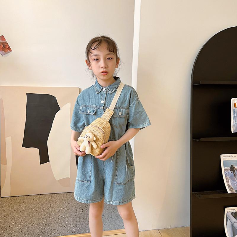 Adorable Cartoon Bear Crossbody Mini Backpack For Kids Lightweight Stylish Design