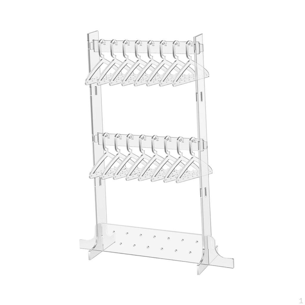 Acrylic Earring Display Stand Dangle Hanging Organizer Jewelry Shelf Rack Creative