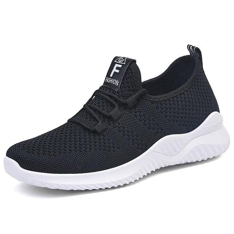 2025 new old Beijing cloth shoes one-pedal versatile comfortable lightweight fly-woven non-slip soft surface casual shoes