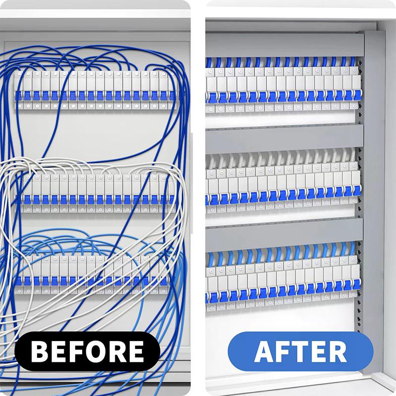 PVC Cable Raceway Gray Wiring Duct Open Slot Wire Covers For Cords Under Desk Cable Management Hide Under Desk Power Cords