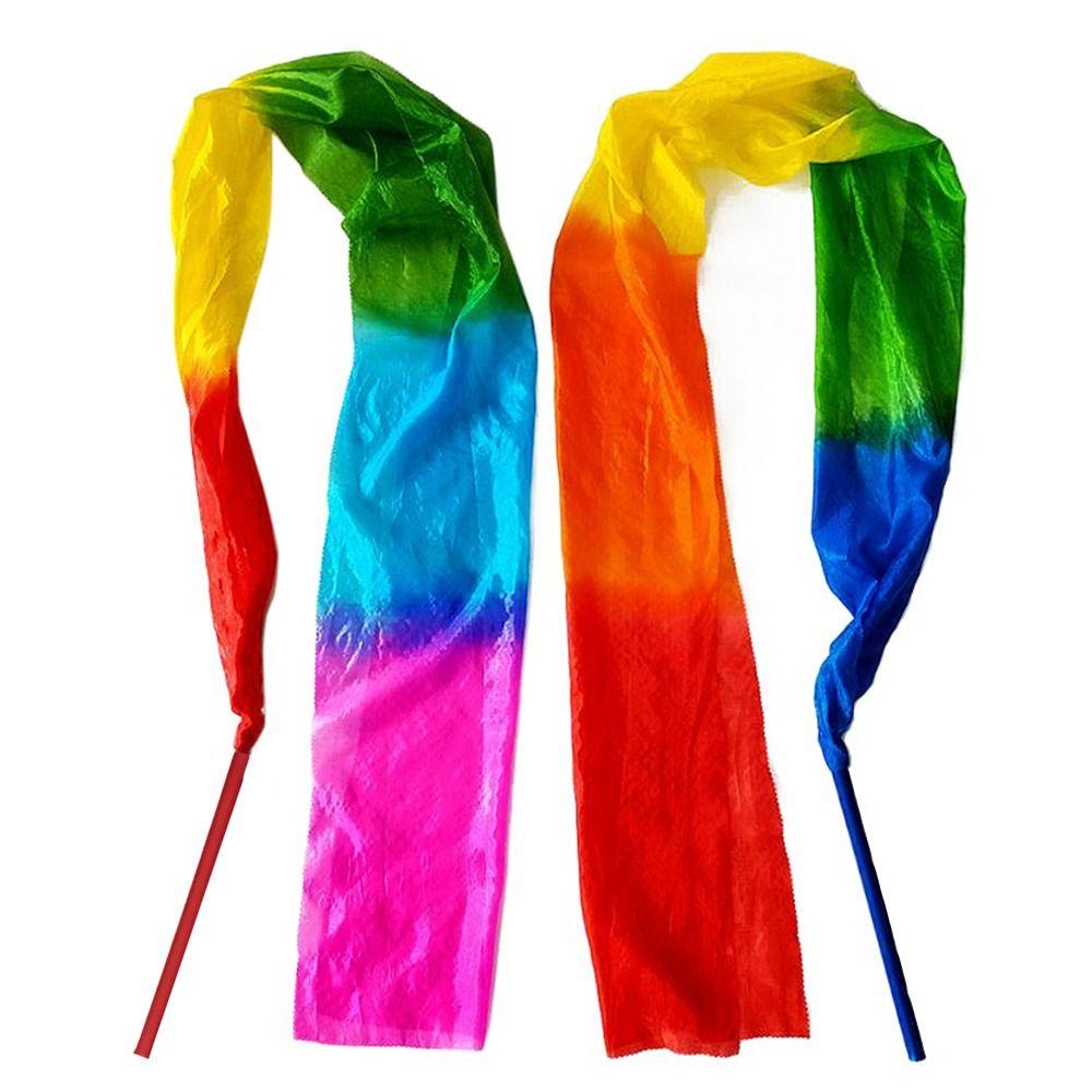 With Rod Dancing Ribbons Colorful Stage Show Prop New Gymnastics Ribbon