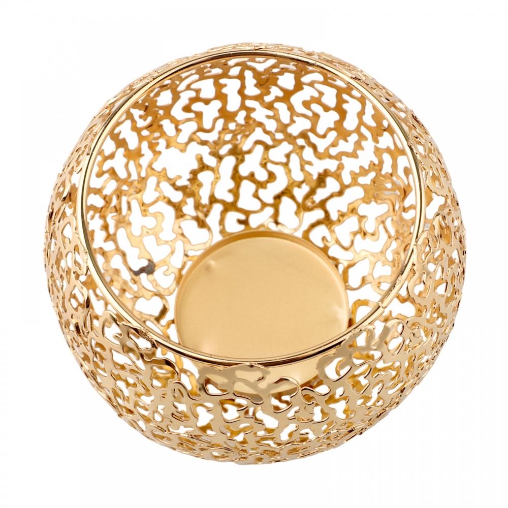 Decorative Candle Holders Gold Metal Candle Holders Charming Patterns
