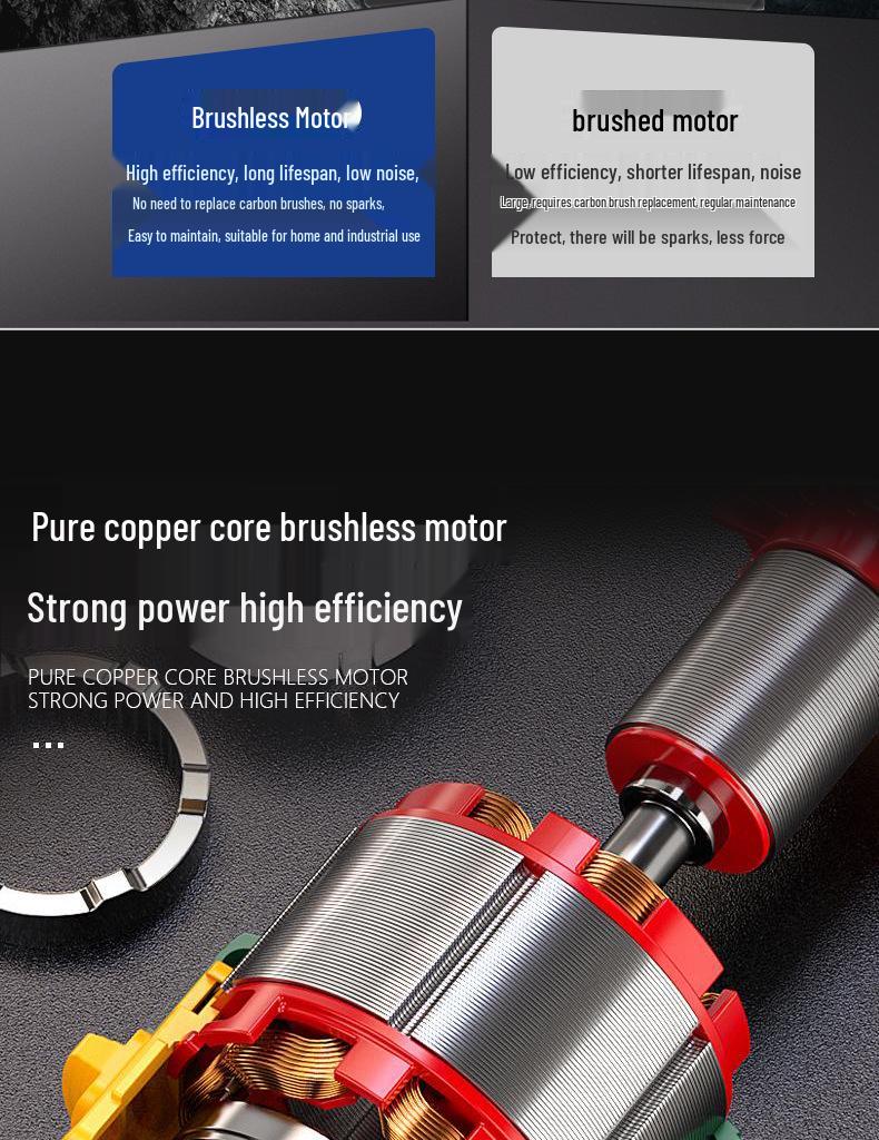 Cross 21V Lithium Battery Hand Drill Screwdriver - Multifunctional Electric Impact Tool