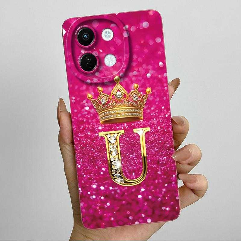 For Tecno Spark 30 5G Case KL8 Phone Cover Crown Letter Soft Silicone Funda for Techno Spark 30 5G Back Shell Spark30 5G Bumper