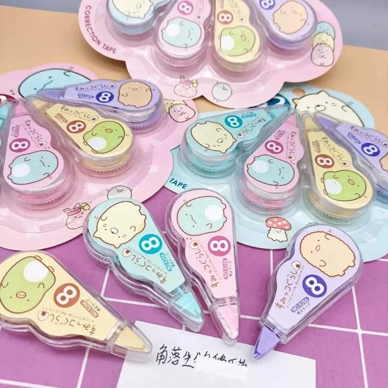 Kawaii Cartoon Correction Tape Charming White Correction Tape Korean Stationery Writing Tools School Workplace Supplies High Quality