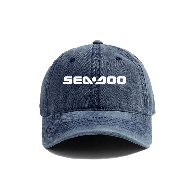 Sea Doo Unisex Cap Distressed Hats Seadoo Baseball Caps Unisex Retro Outdoor Summer Adjustable Hats MZ-139