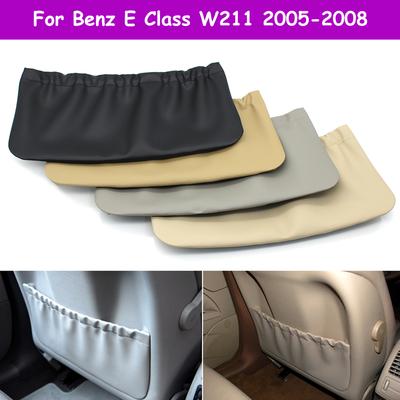 W211 Skórzany Panel Tylny Fotela Samochodowego Pokrywa Kieszeni do Przechowywania Oparcia Wykończenie Dla Mercedes Benz Klasa E E200 E250 E300 2005-2008