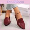 Comfortable Soft Bottom Pointed Toe Low Heel Womens Shoes With Elegant Embroidery And Breathable Design For Autumn And Spring