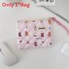 Cute Floral Cotton Wallet With Zip Pouch For Daily Use And Travel Storage For Girls