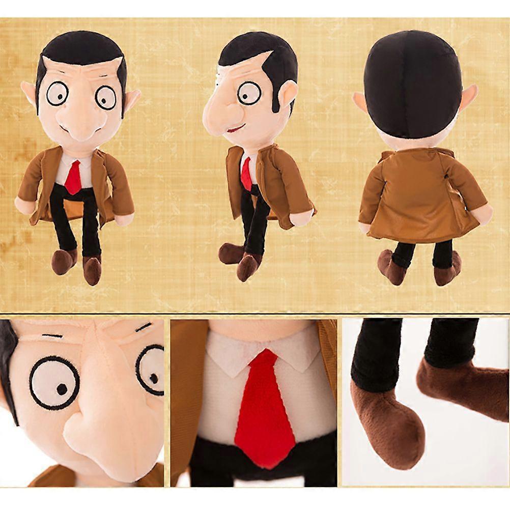 30CM Mr Bean Plush Toy Movie Mr Bean Stuffed Dolls Lovely Comfortable Mr Bean Plush Doll Toys