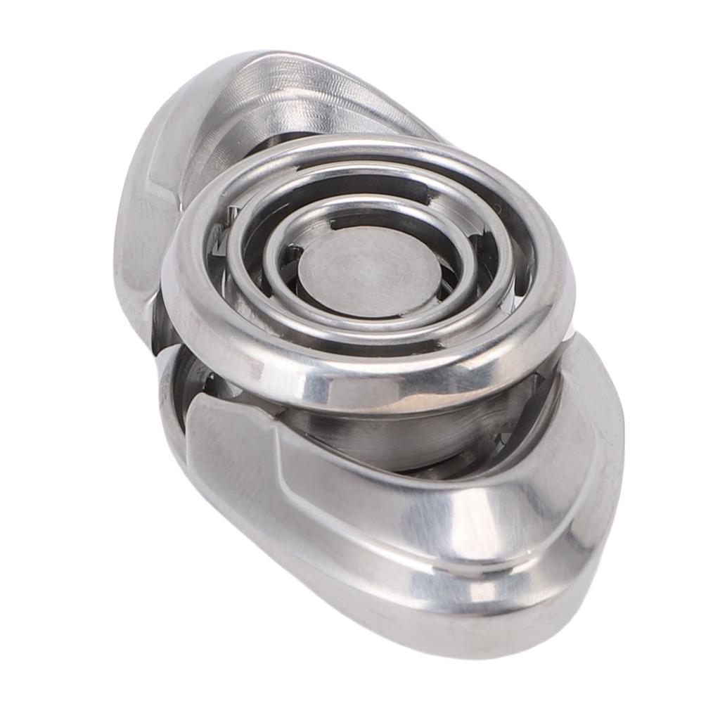Finger Gyro Stanless Steel Long Time Rotating Quiet Fade Proof Fingertip Gyro for Adult