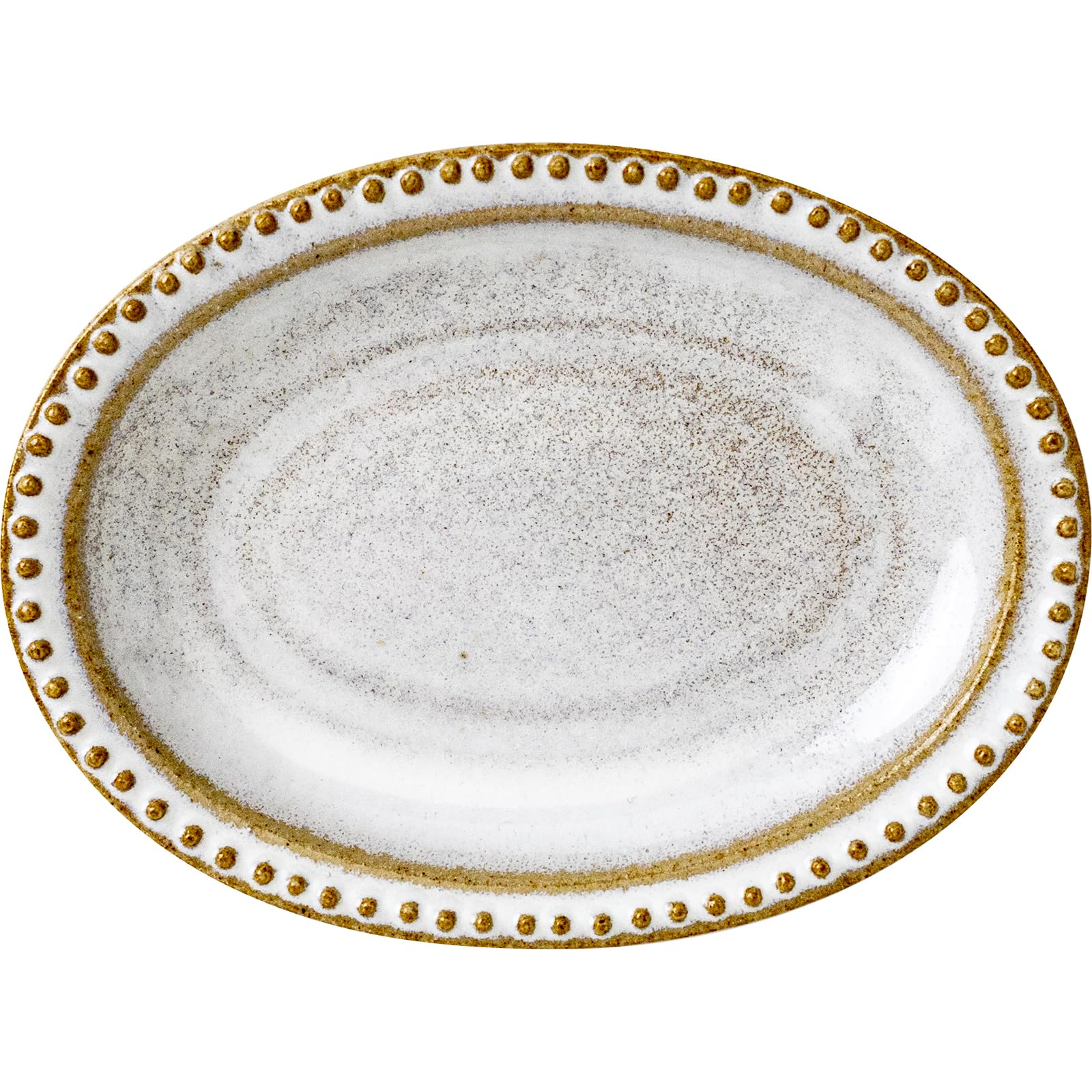 

Minoru Pottery Period 125 Oval Plate, Delige