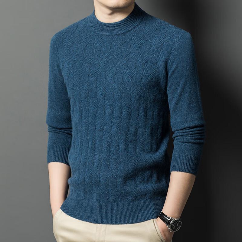 Firstview Men's Thickened 9-Gauge Wool Sweater