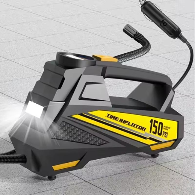 

Проводной портативный автомобильный воздушный насос, обновленный 12 В 150PSI, электрический насос для накачки шин, мотоциклетный велосипед, шарик, светодиодный светильник, автомобильный воздушный компрессор