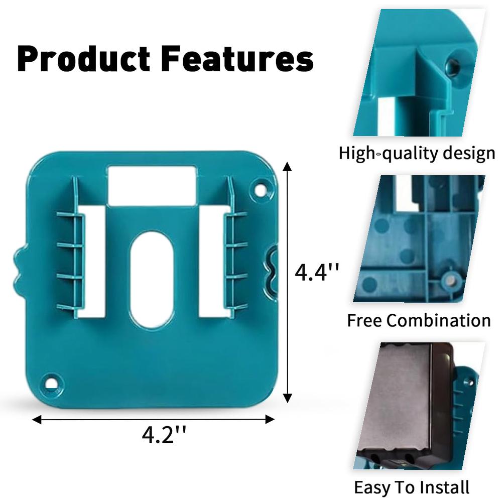 Battery Holder for Makita 18V Li-ion Battery Tools Machine Holder Storage Rack Wall Mount for Makita BL1860 BL1850 BL1840 BL1830