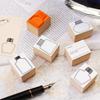 Fountain Cute Wooden Stamp Color Stylish Letter Sticky Made In Japan Pen, Ink, Stamp, Set, Swatches, List, Cards, Paper, Notes, Stationery, Gift,