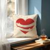 Text RRetro Hug Heart Text Cushion Cover Cushion Cover Set Pcs x x x Pillowcase Decorative Sofa Home Decor