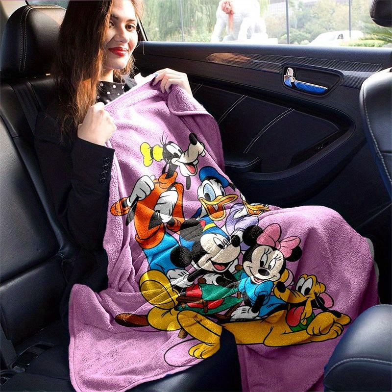 1pc, Disney Mickey Mouse Family Throw Blanket Soft & Cozy for Home Decor, Couch Cover, Travel