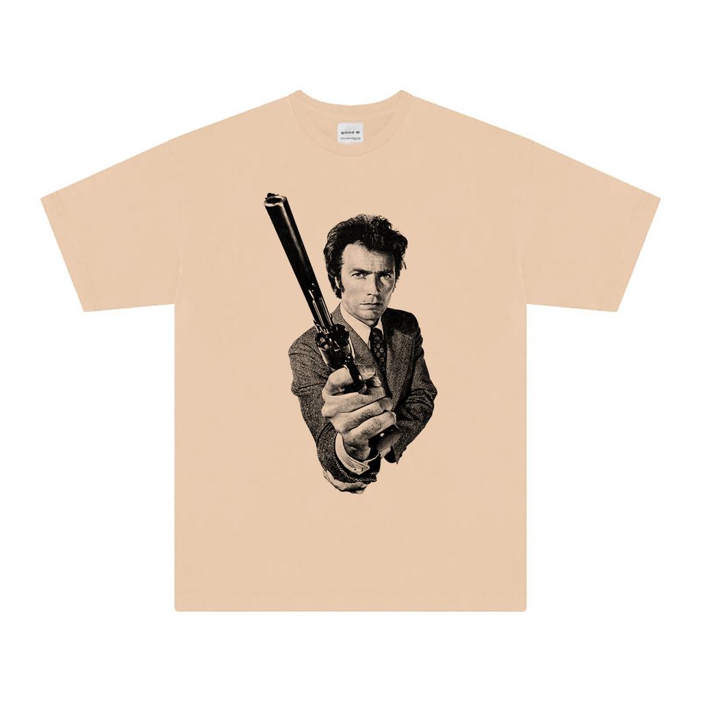 Magnum Force TShirt Clint Eastwood Classic Movie Dirty Harry Unisexs Short Sleeves New Clothing Top Printed Summer Cotton Shirts