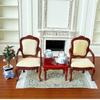 Collapsible Miniature Table And Chair Set Realistic 1/12 Dollhouses Accessories With Detailing