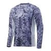 Mens UPF 50 Quick Dry Breathable Fishing Shirt Long Sleeve Sun Protection T-Shirt Outdoor Sports Cycling