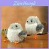 Plush Bird Keychain With Pp Cotton Filling For Kids And Adults