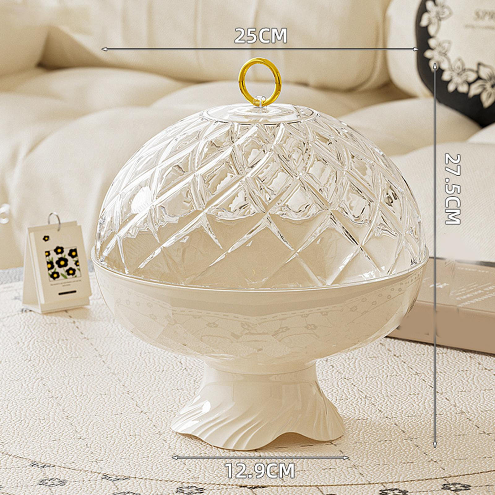 

Чаша для подачи фруктов, контейнер-витрина для кухонной стойки, поднос для угощений на вечеринку Cream