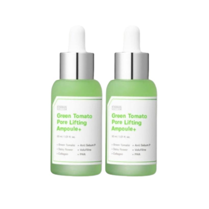SUNGBOON EDITOR Green Tomato Pore Lifting Ampoule 30ml x 2 Set Firming & Pore Tightening Care