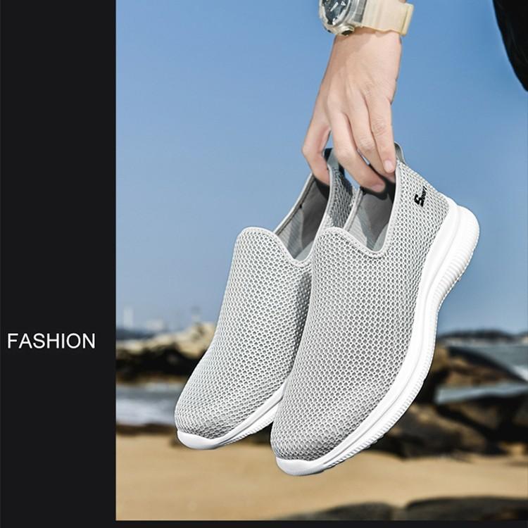 Neue Mesh-Schuhe Herrenschuhe große Größe Fly-Woven Laufschuhe Sportschuhe atmungsaktive Mesh-Schuhe Freizeitschuhe Board-Schuhe Partnerschuhe